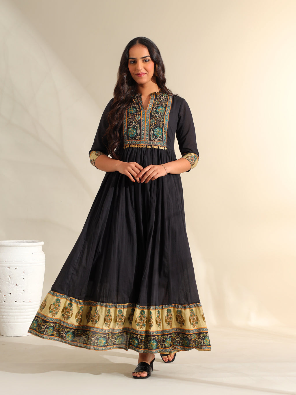 Nayantara Midnight Anarkali Dress