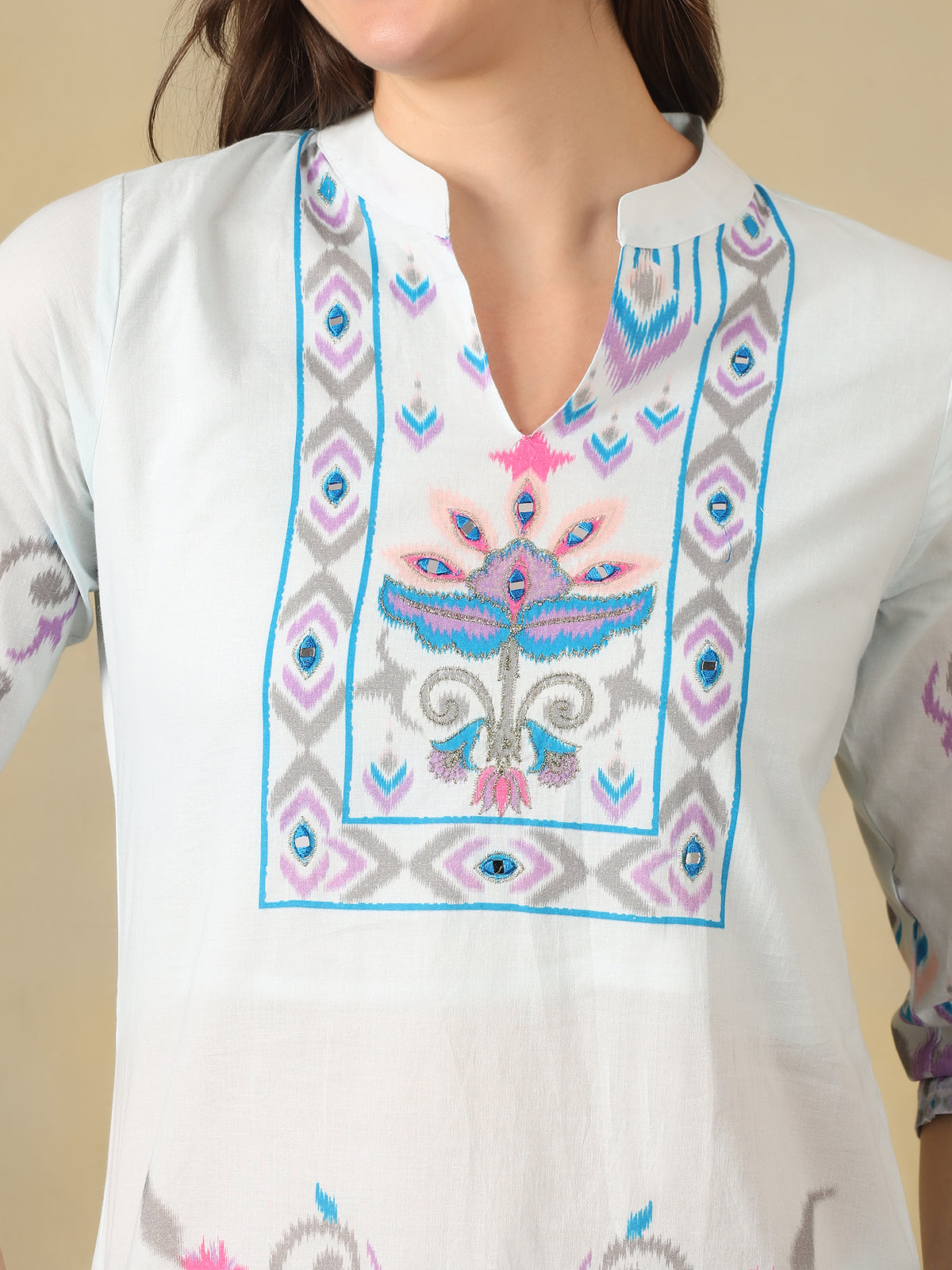 Mamicha Blue Ethnic Set