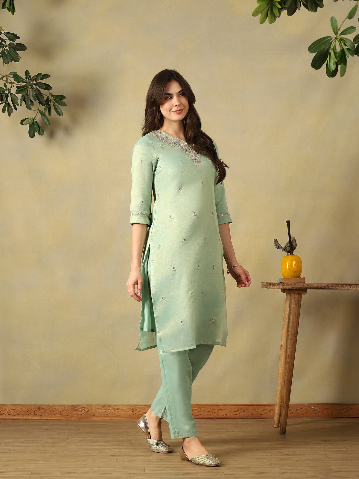 Mamicha Green Kurta Set