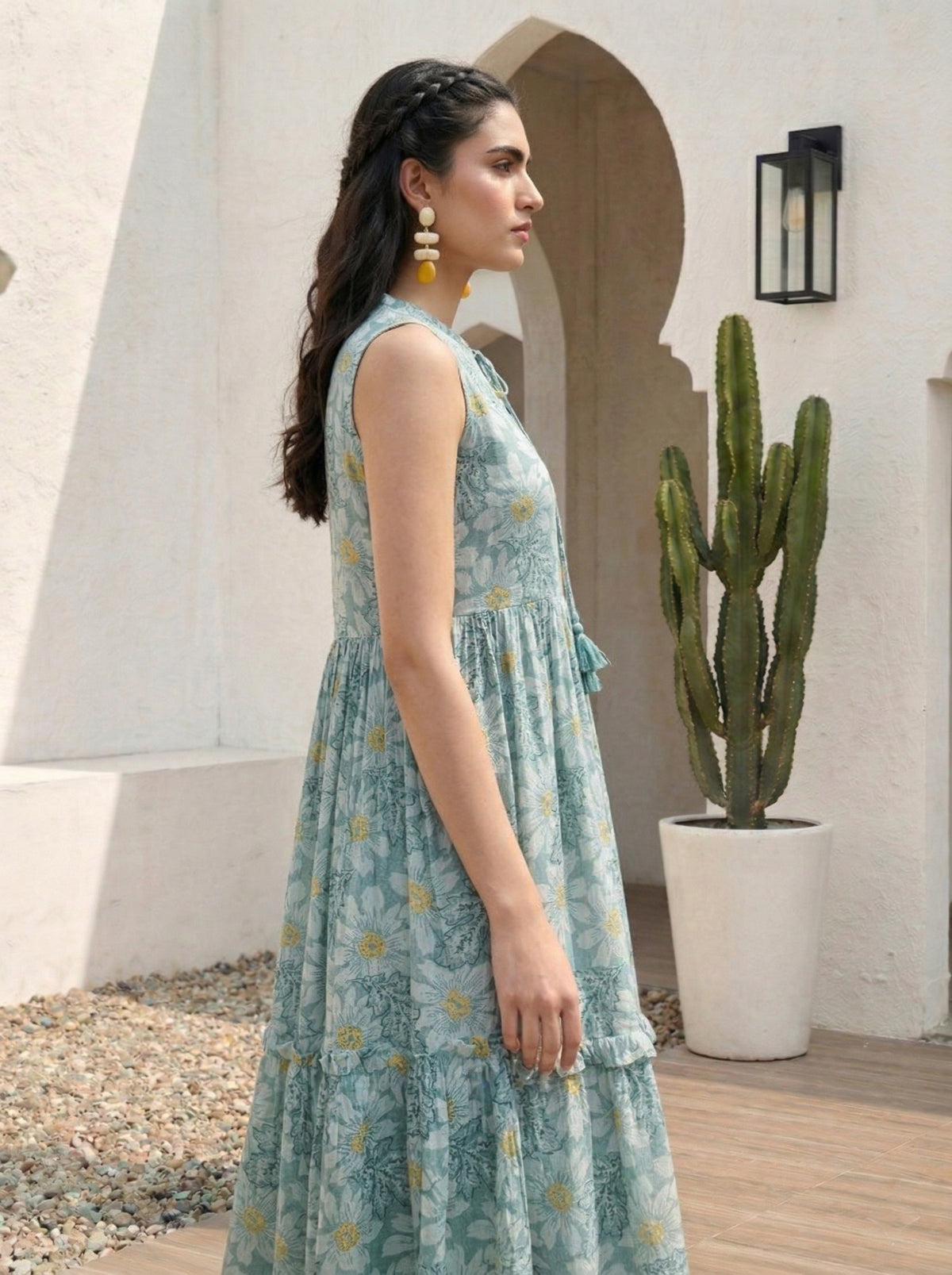 Light Blue Dress - Sleeveless