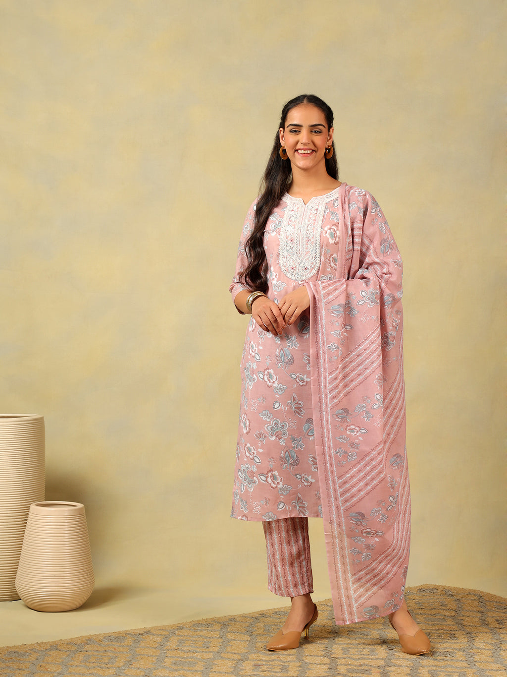 Sanaya Rose Floral Suit Set