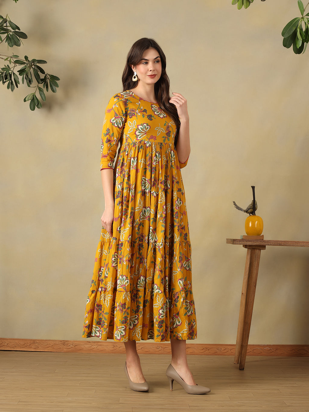Mamicha Mustard Gown