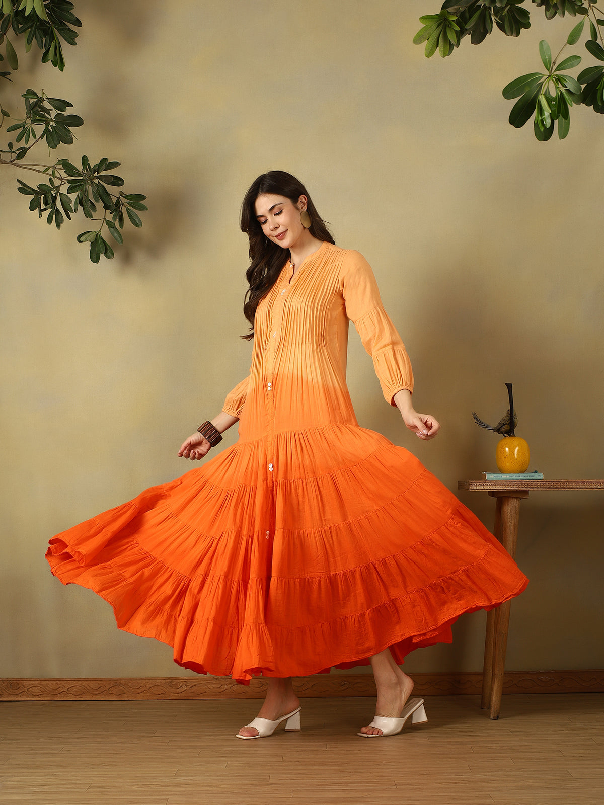 Mamicha Orange Dress