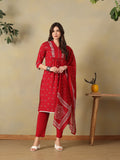 Mamicha Red Ethnic Set