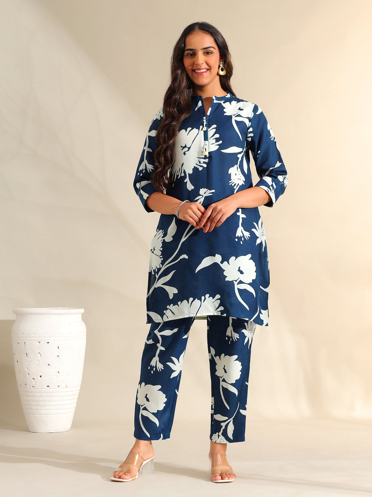 Inaayat Indigo Sketch Co-ord Set
