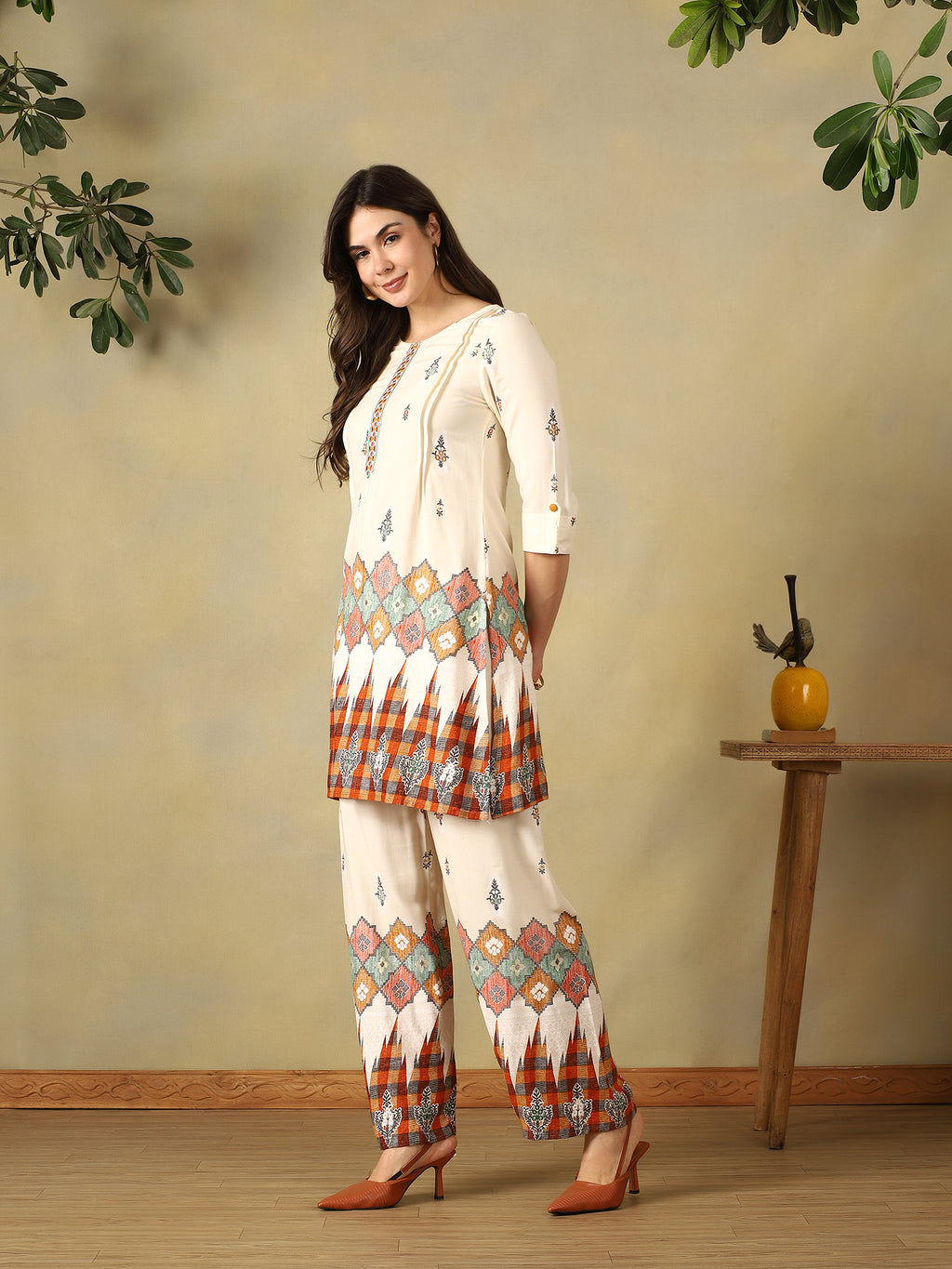 Mamicha Off White Co-Ord Set