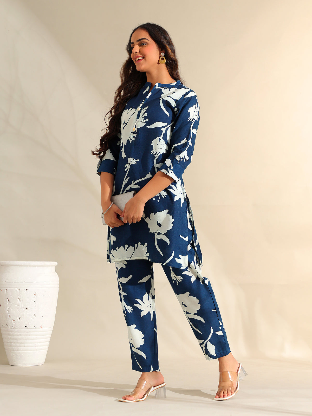 Inaayat Indigo Sketch Co-ord Set