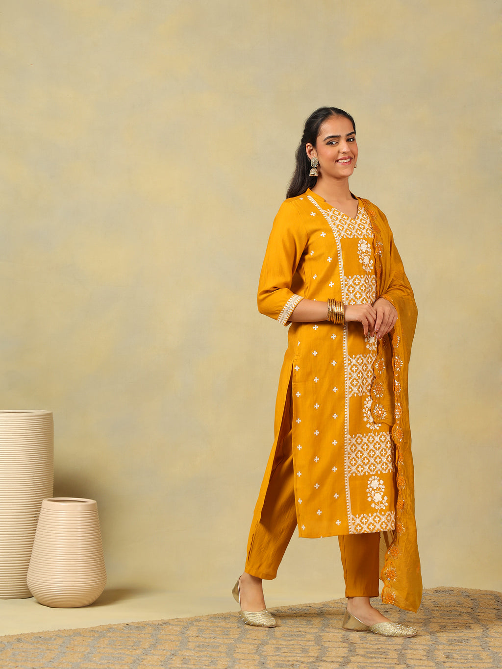 Tanvi Mustard Suit Set