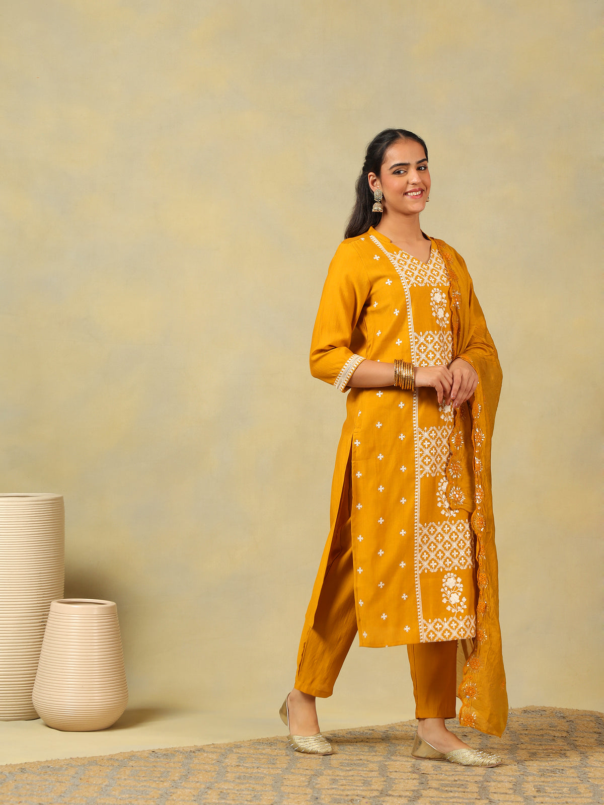 Tanvi Mustard Suit Set