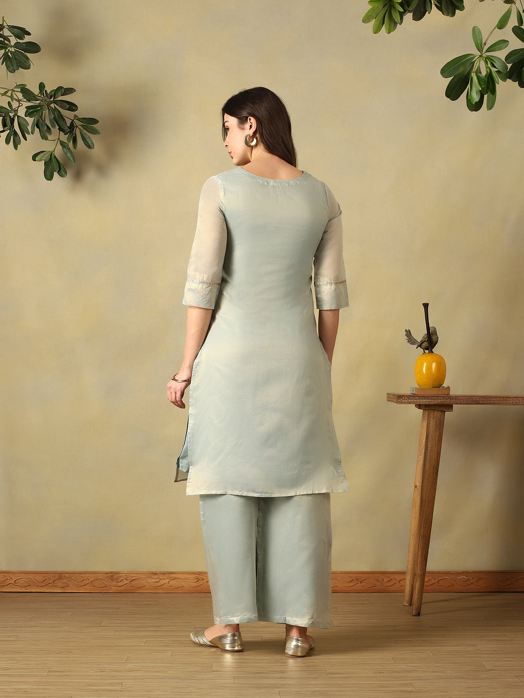 Mamicha Grey Kurta Set