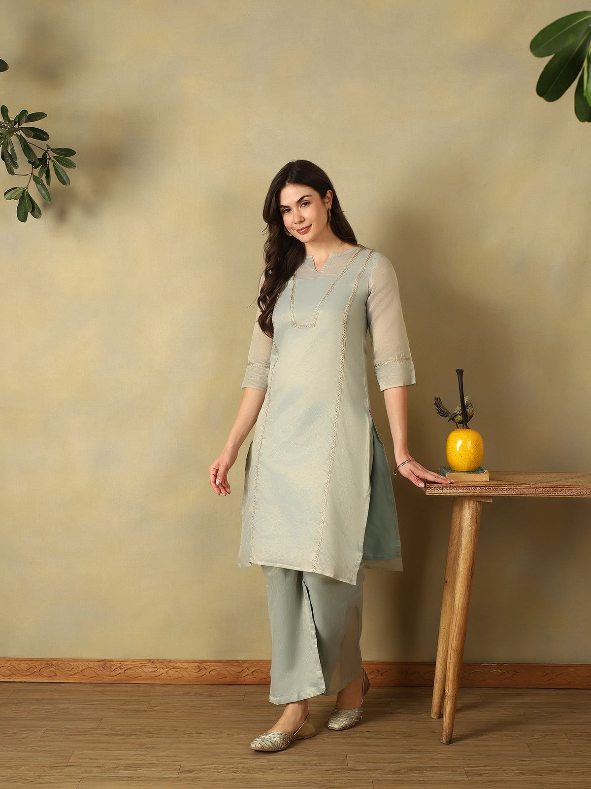 Mamicha Grey Kurta Set