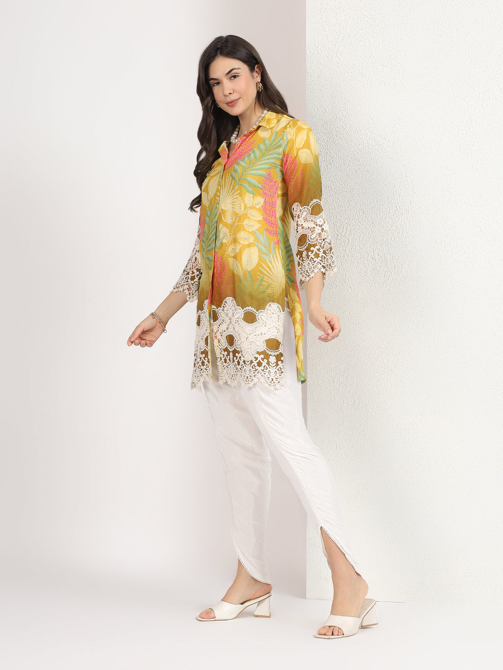 Mamicha Mustard Kurta Set