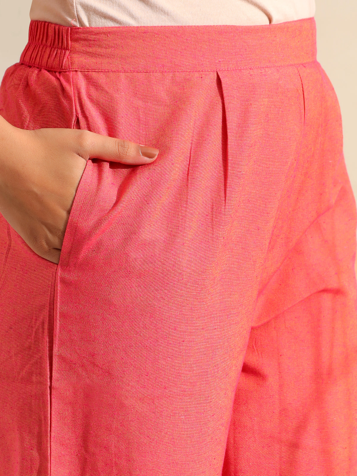Prisha Coral Bandhani Kurta Set
