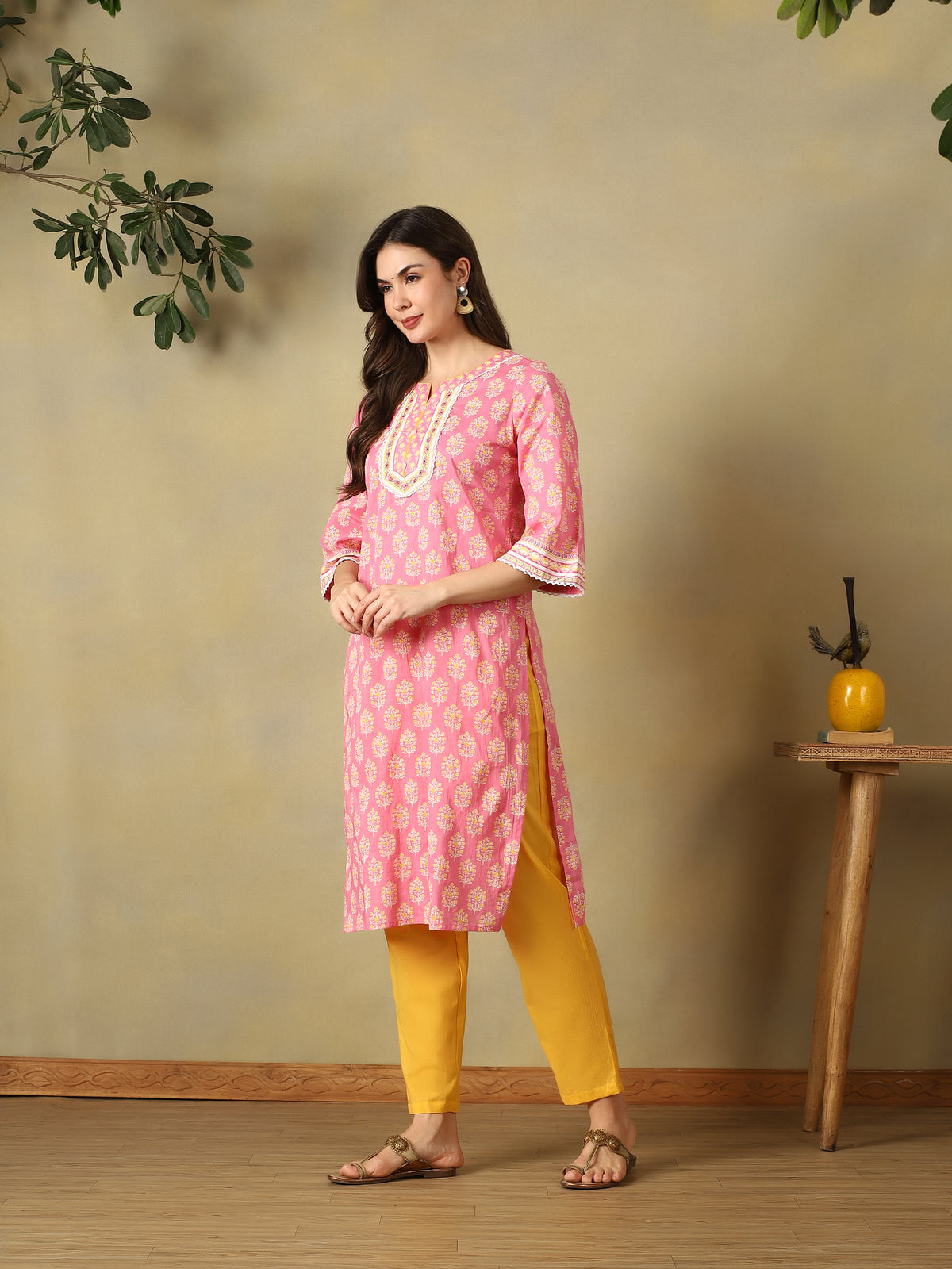 Mamicha Pink Ethnic Set