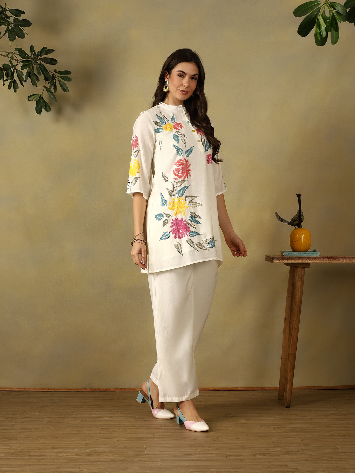 Mamicha White Co-ord set