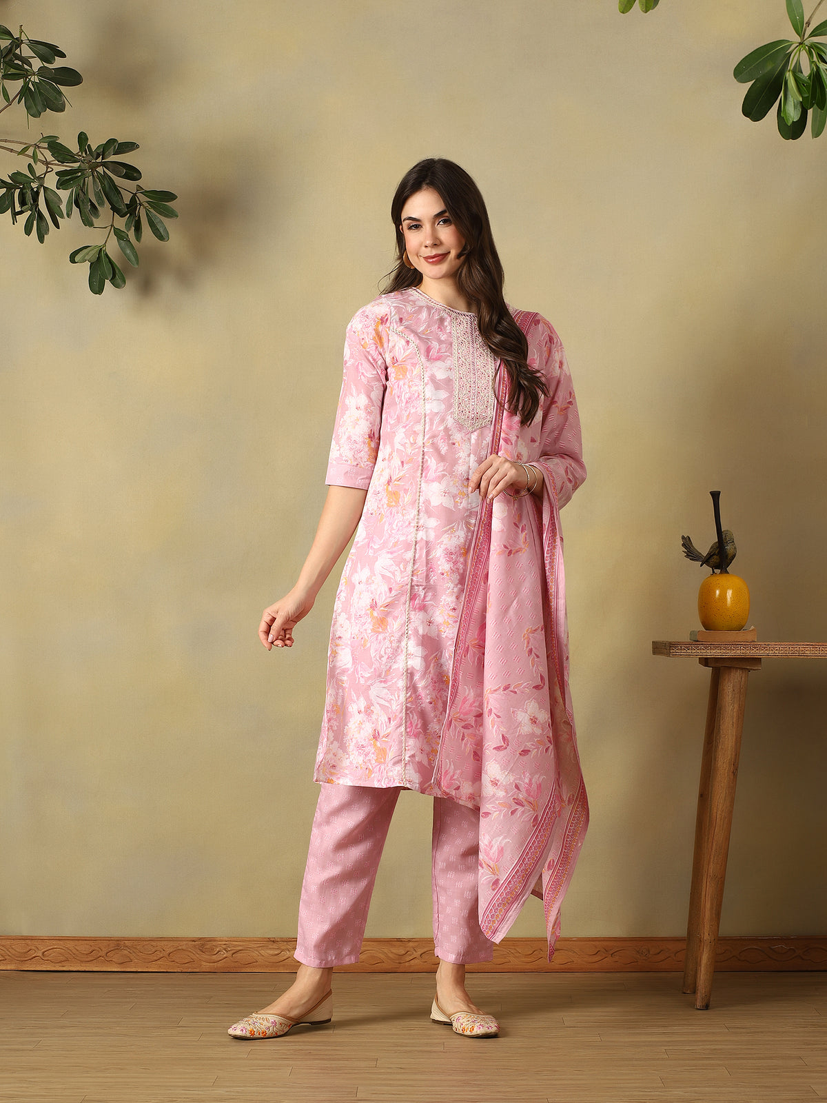 Mamicha Pink Ethnic Set