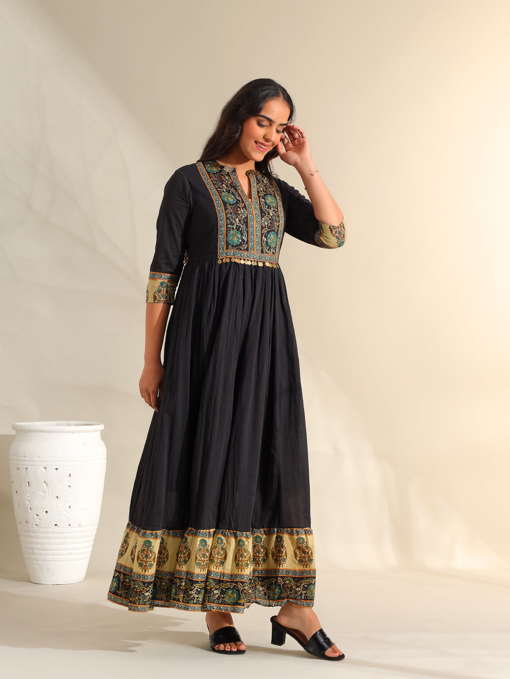 Nayantara Midnight Anarkali Dress