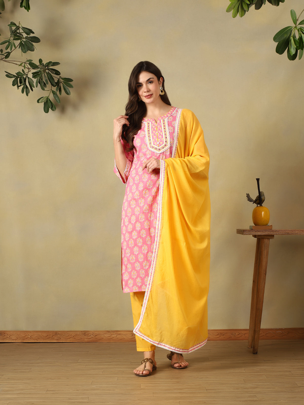 Mamicha Pink Ethnic Set