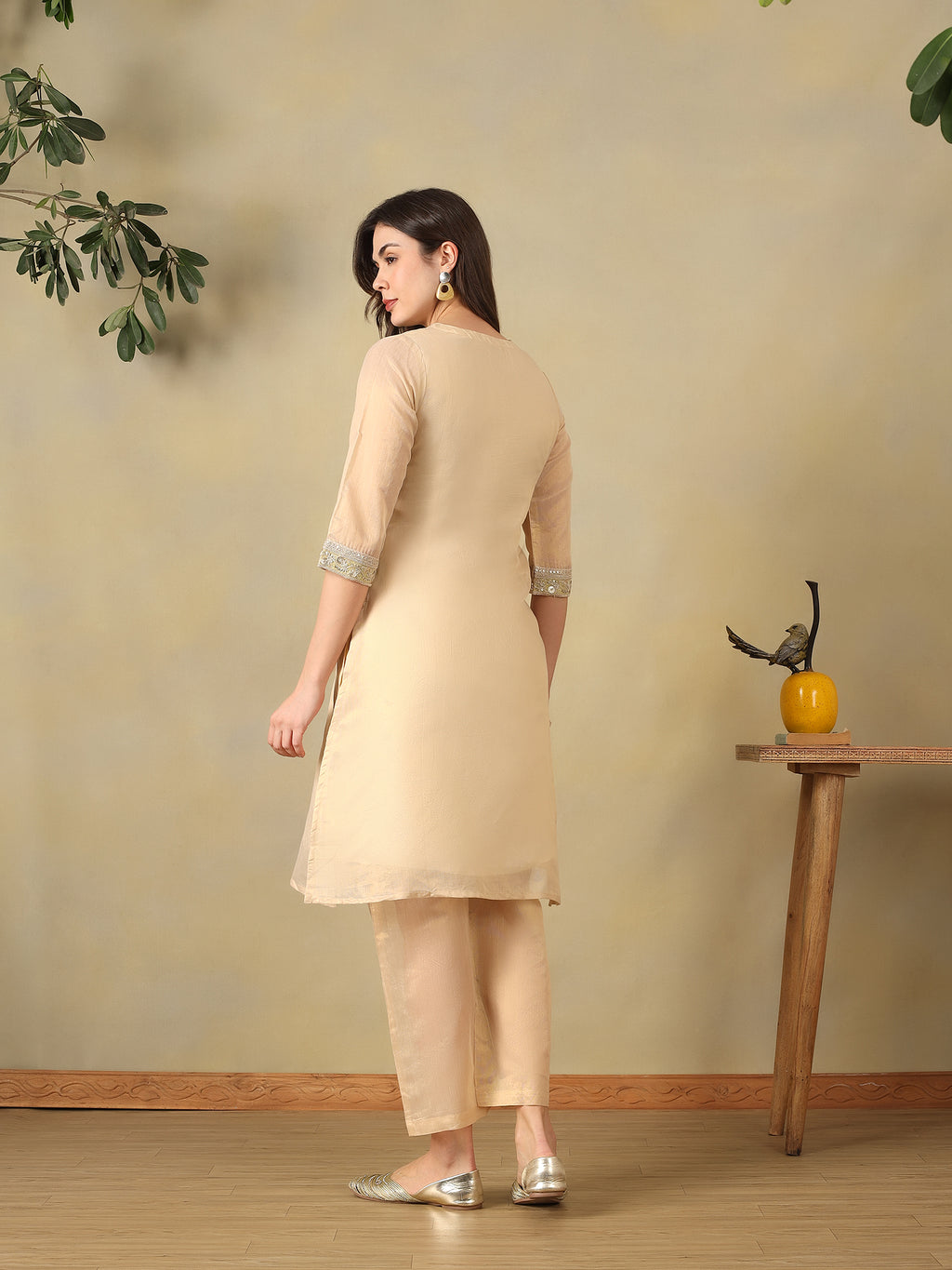 Mamicha Cream Kurta Set