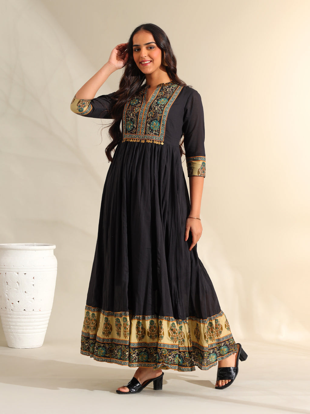Nayantara Midnight Anarkali Dress