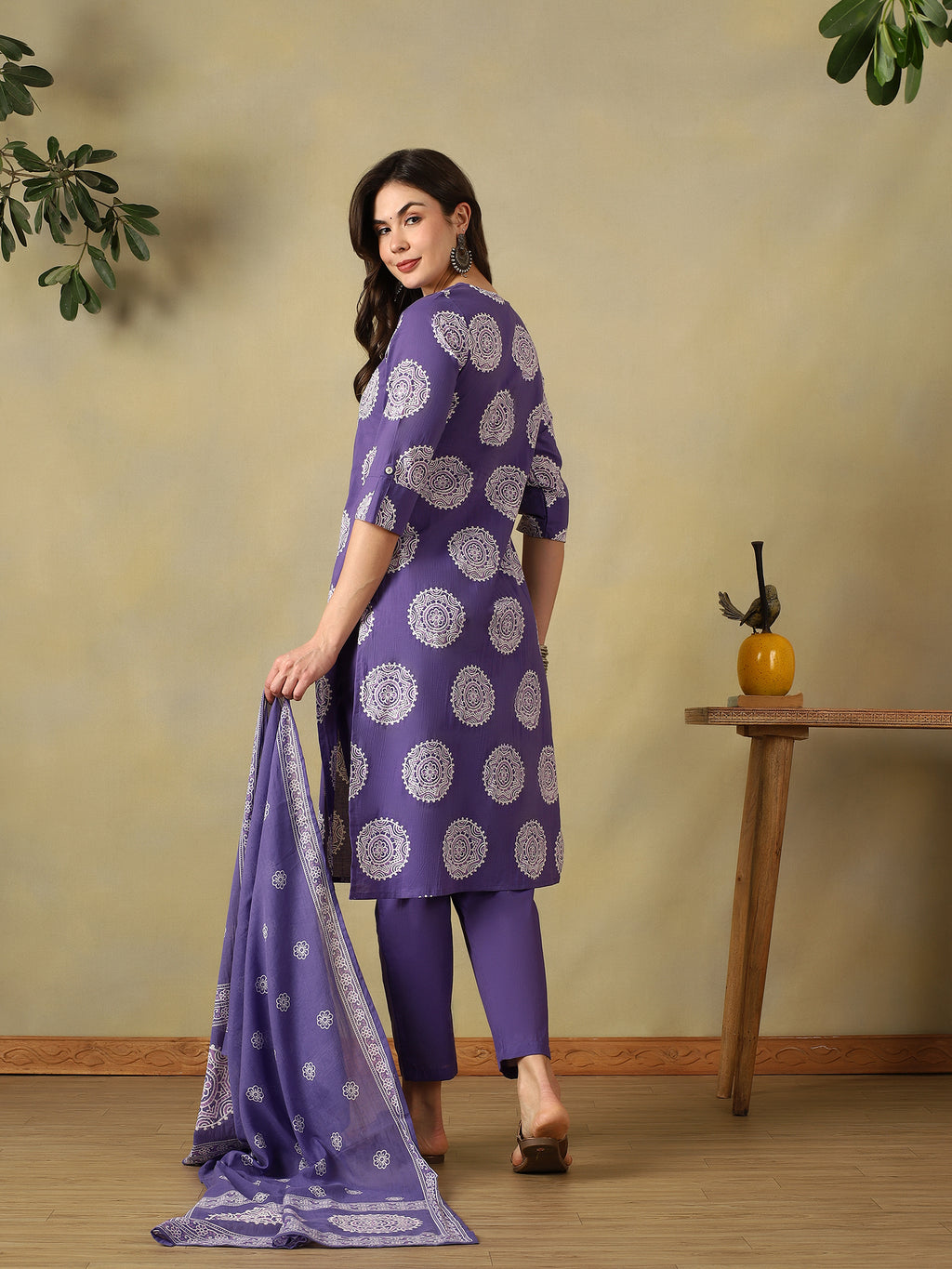 Mamicha Lavender Ethnic Set