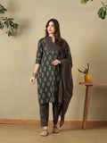 Mamicha Green Ethnic Set