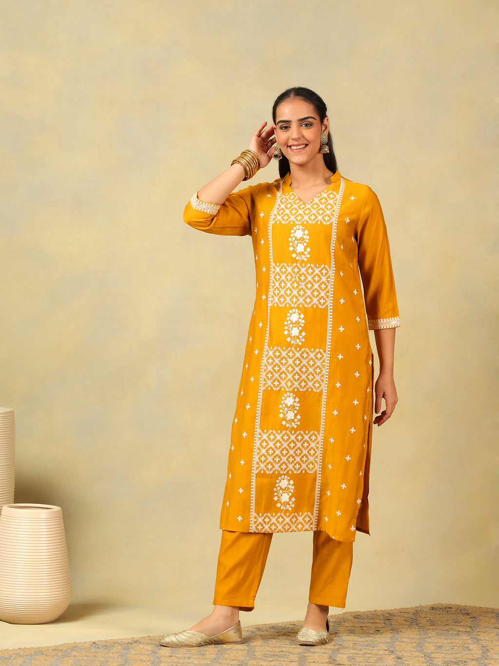 Tanvi Mustard Suit Set