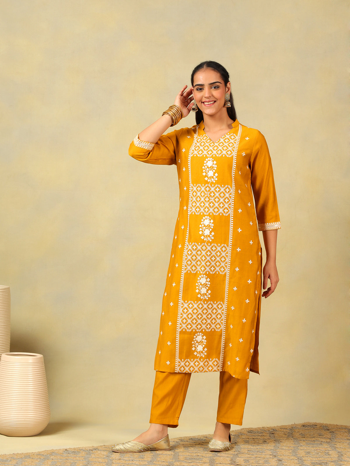 Tanvi Mustard Suit Set