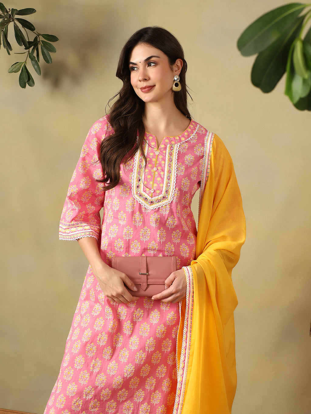 Mamicha Pink Ethnic Set