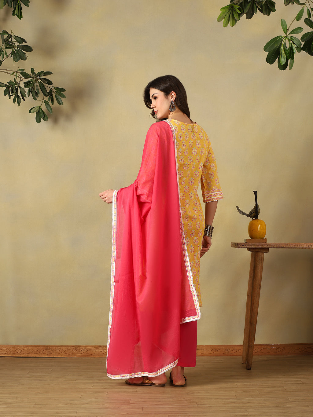 Mamicha Mustard Ethnic Set