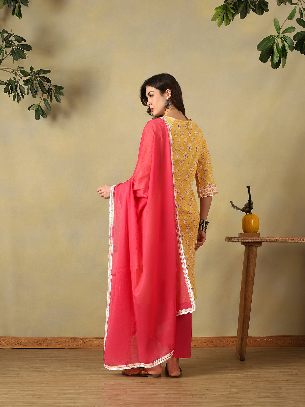 Mamicha Mustard Ethnic Set