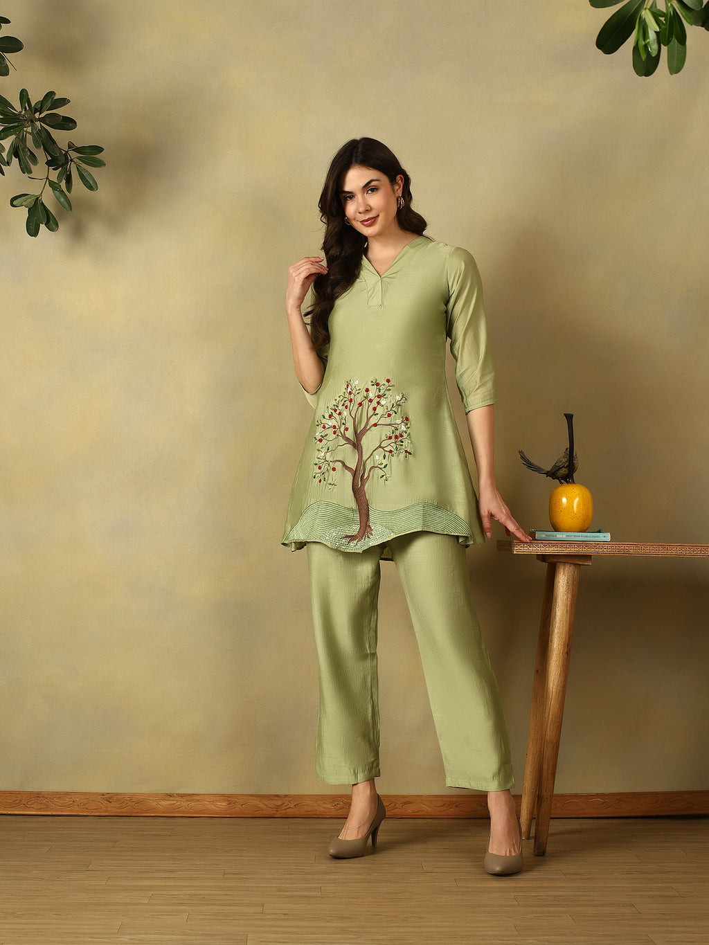 Mamicha Green Kurta Set