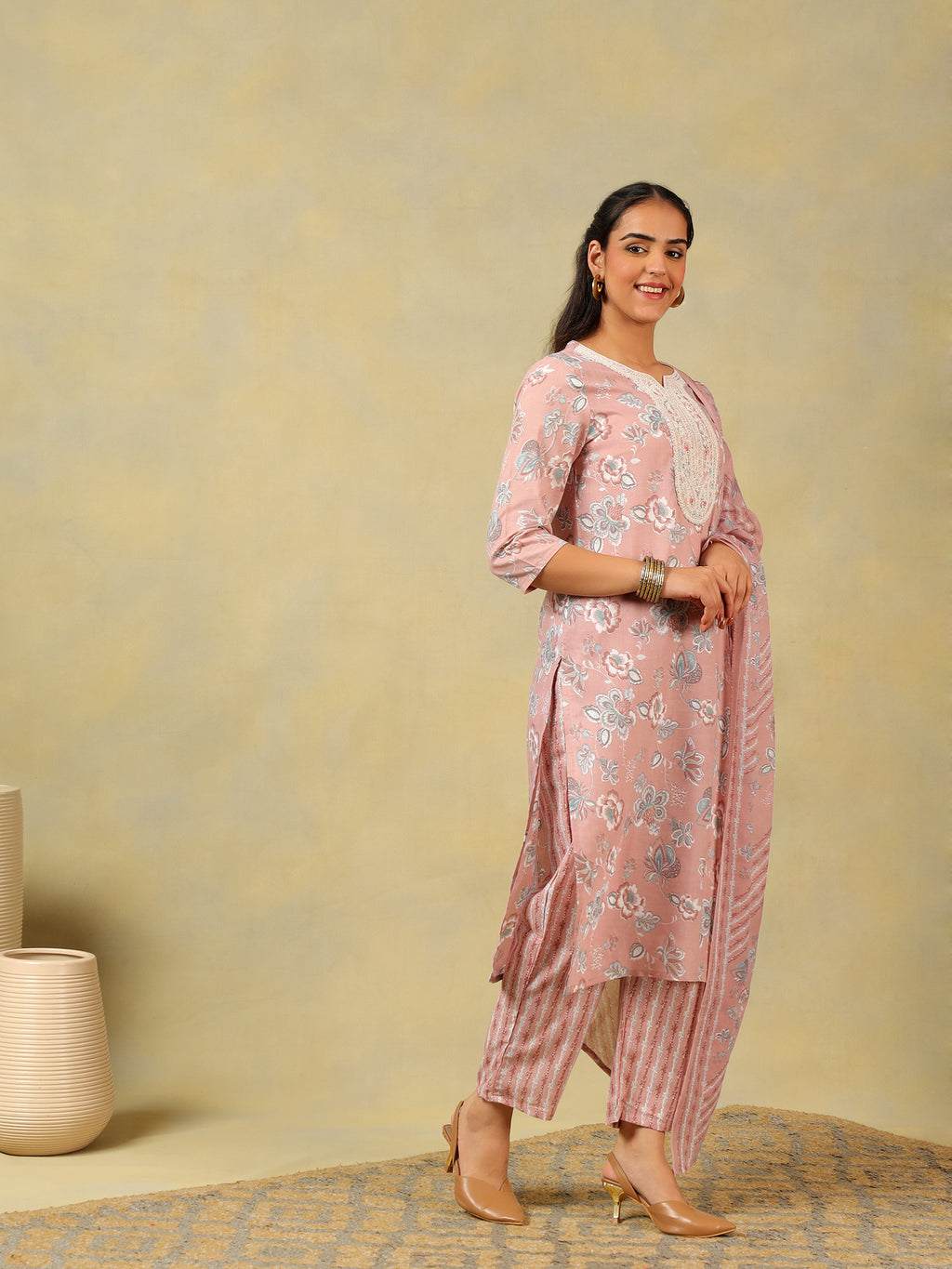 Sanaya Rose Floral Suit Set