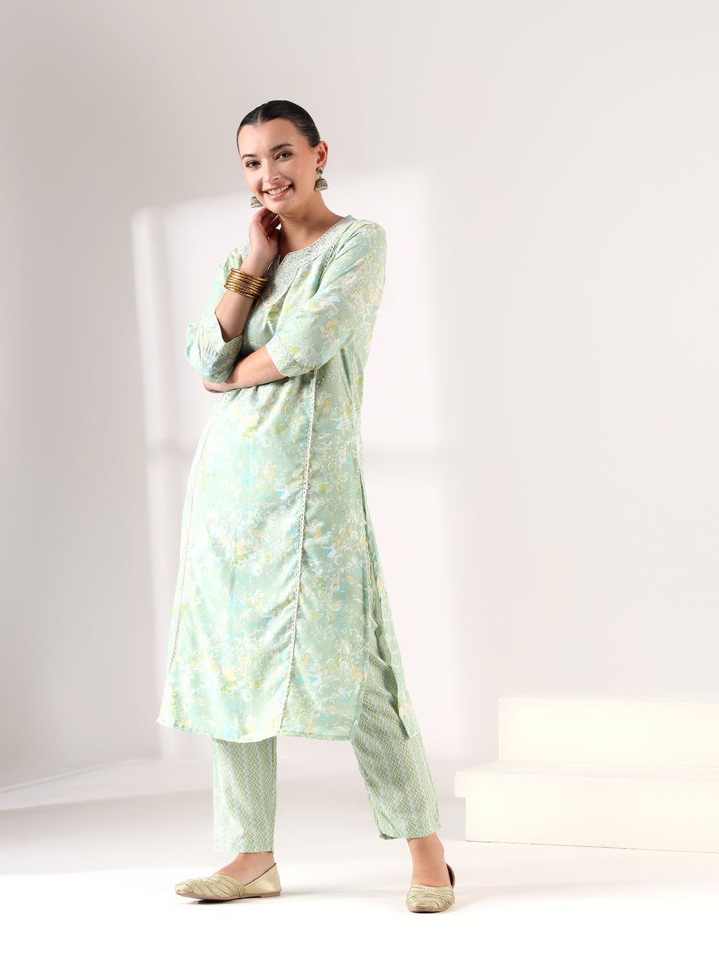 Mamicha Green Suit Set