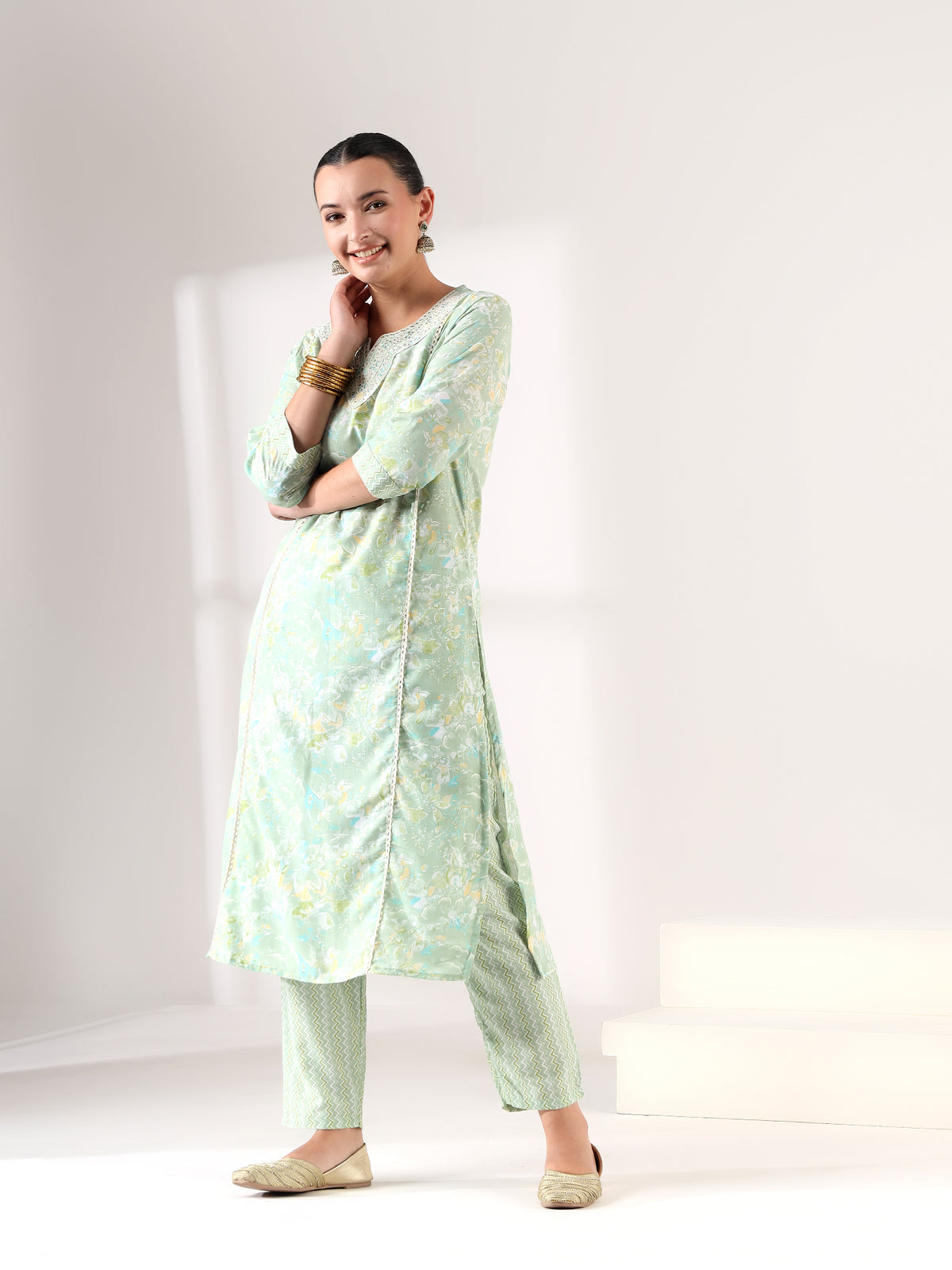 Mamicha Green Suit Set