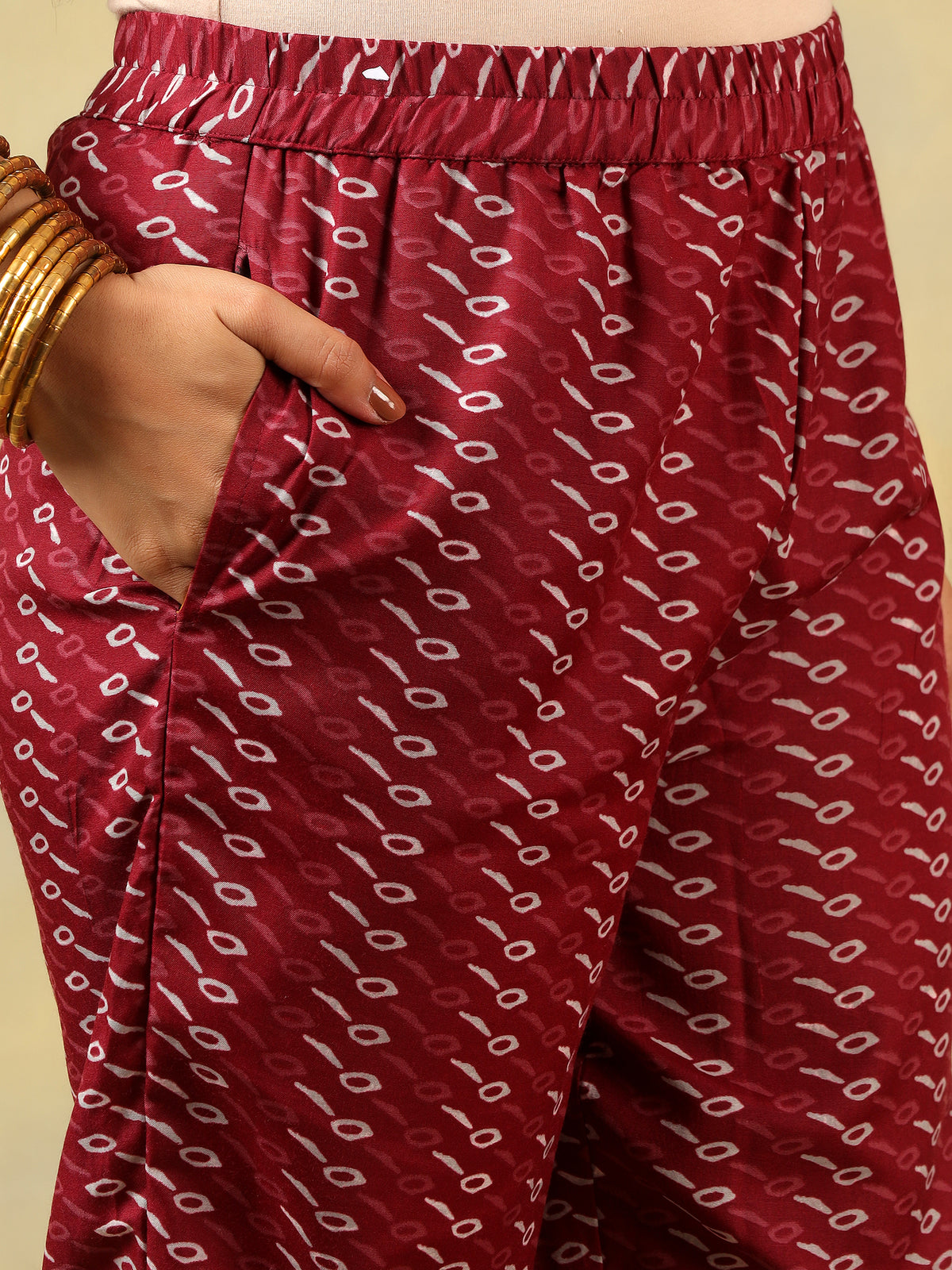 Sia Crimson Floral Dream Suit Set