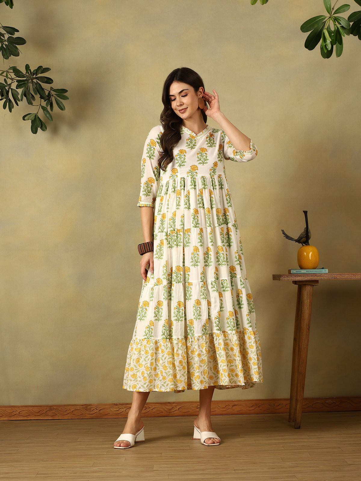 Mamicha white Gown