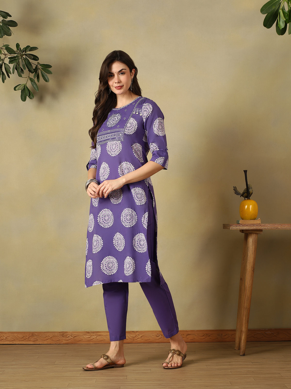 Mamicha Lavender Ethnic Set