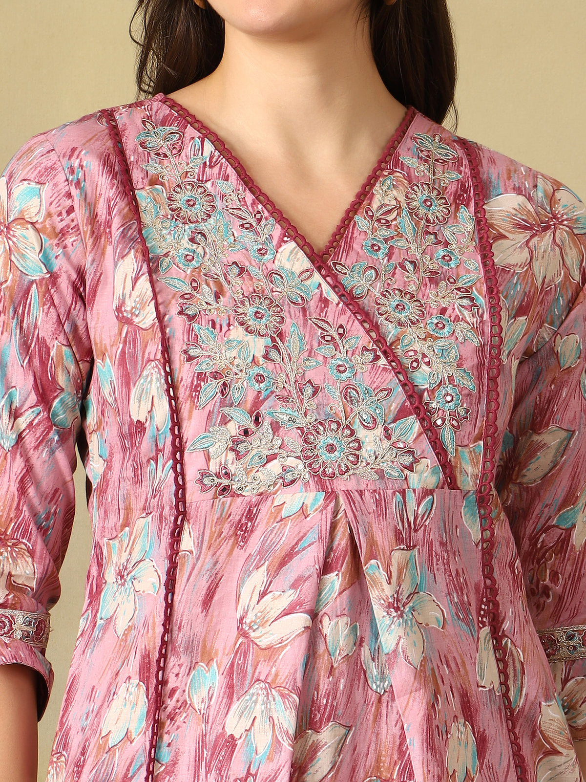 Mamicha Pink Ethnic Set