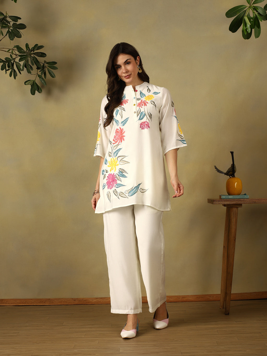 Mamicha White Co-ord set
