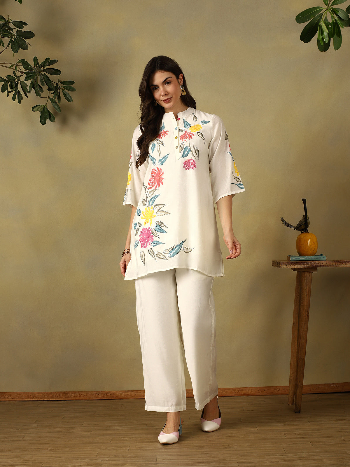 Mamicha White Co-ord set