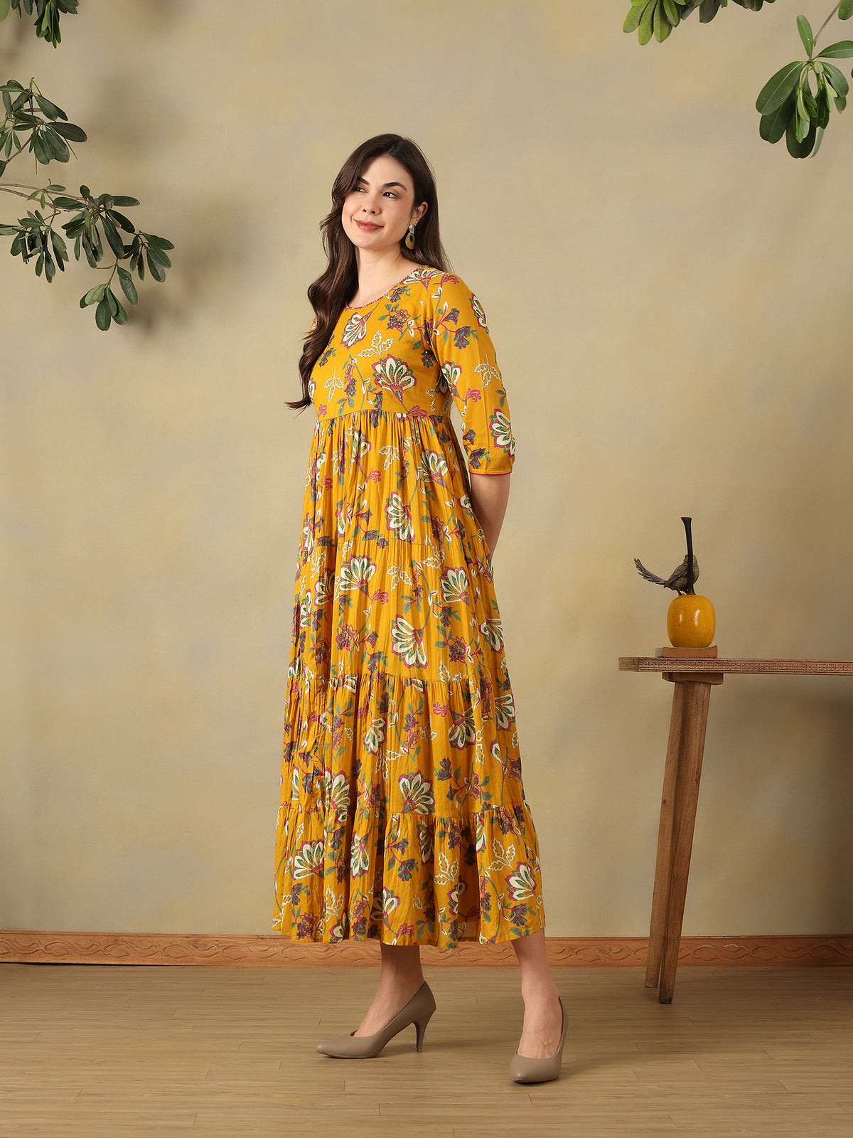 Mamicha Mustard Gown