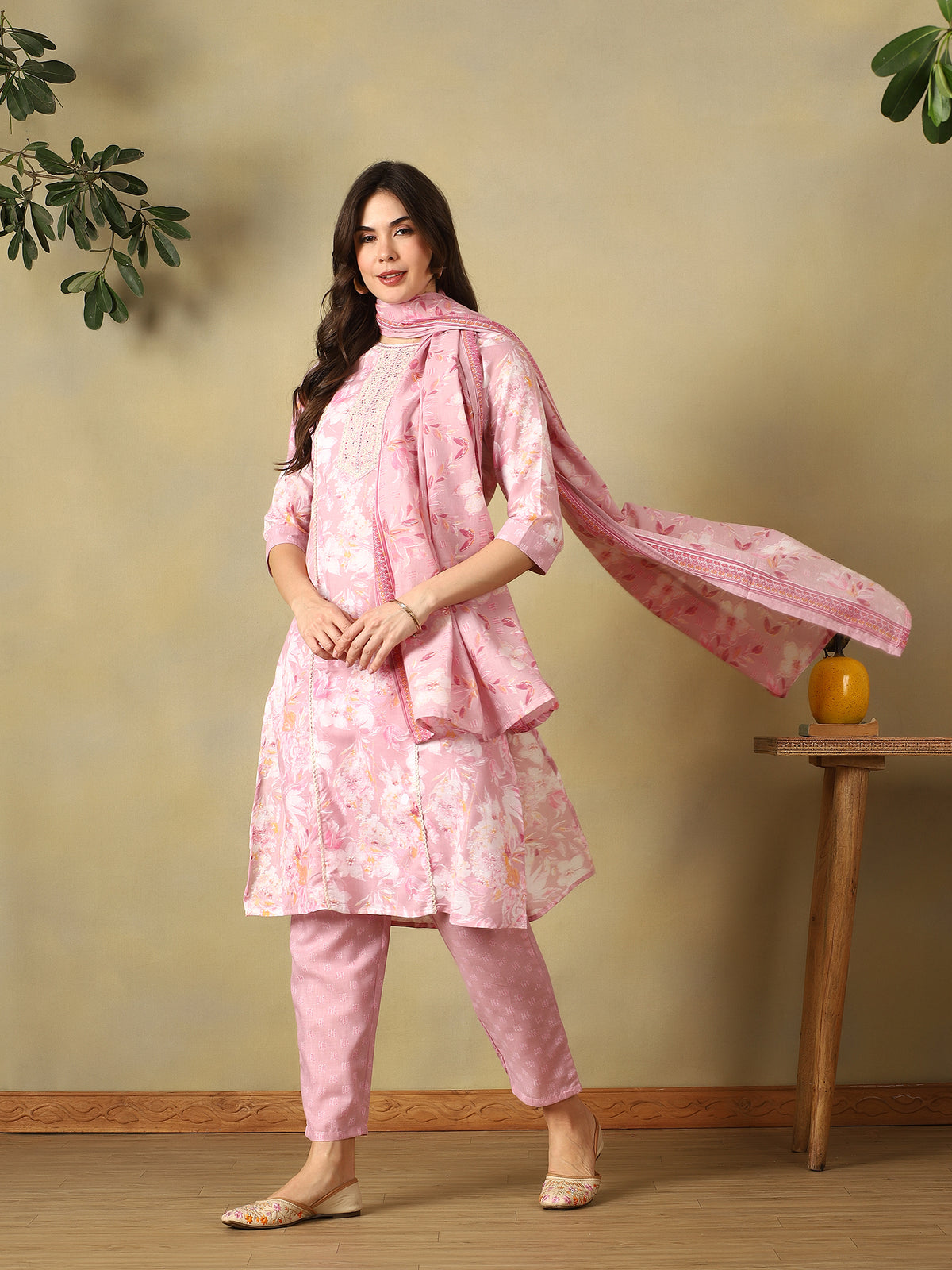 Mamicha Pink Ethnic Set