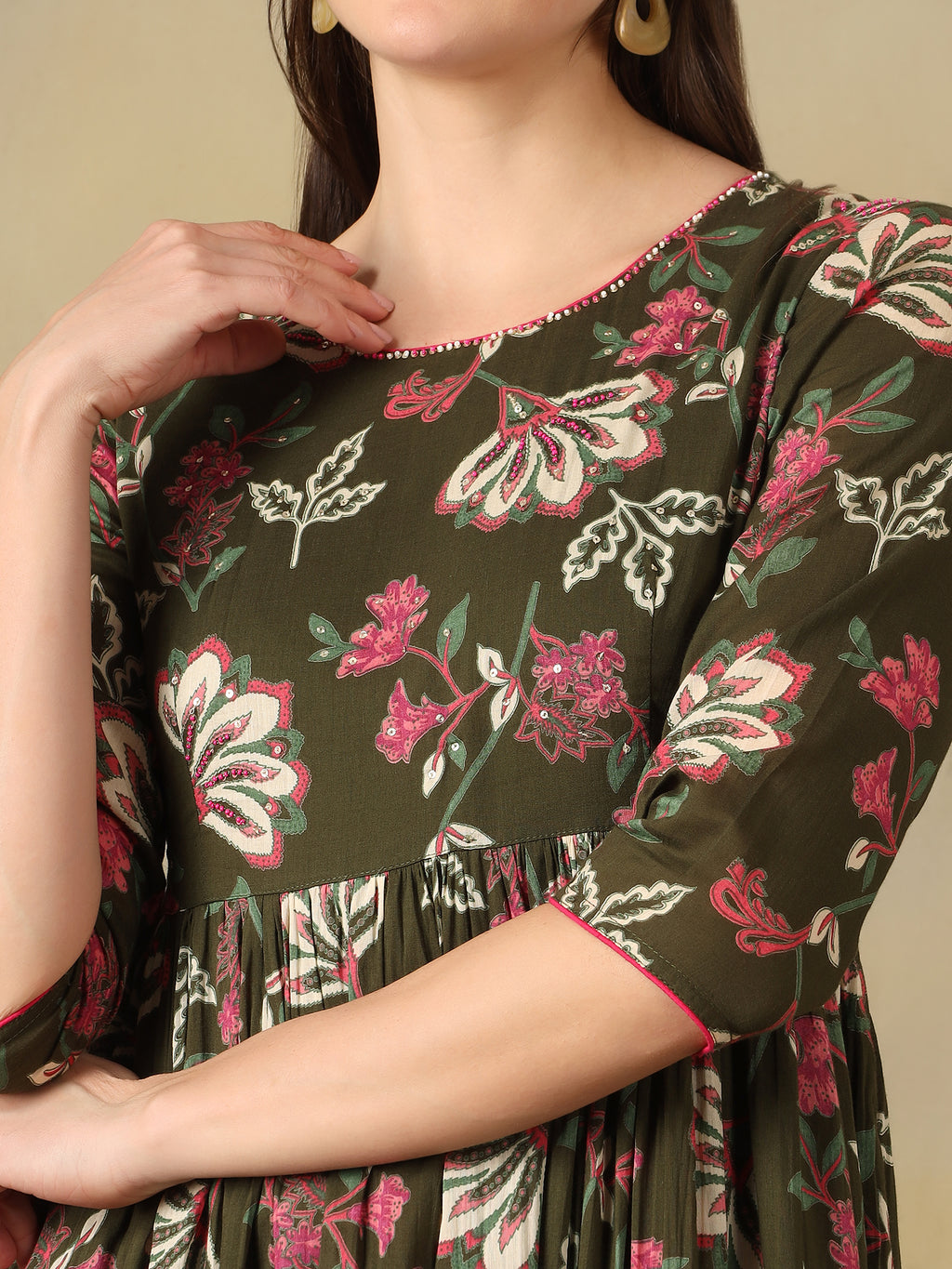 Mamicha Olive Gown