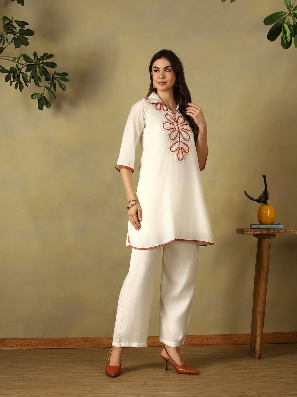 Mamicha White Co-ord set
