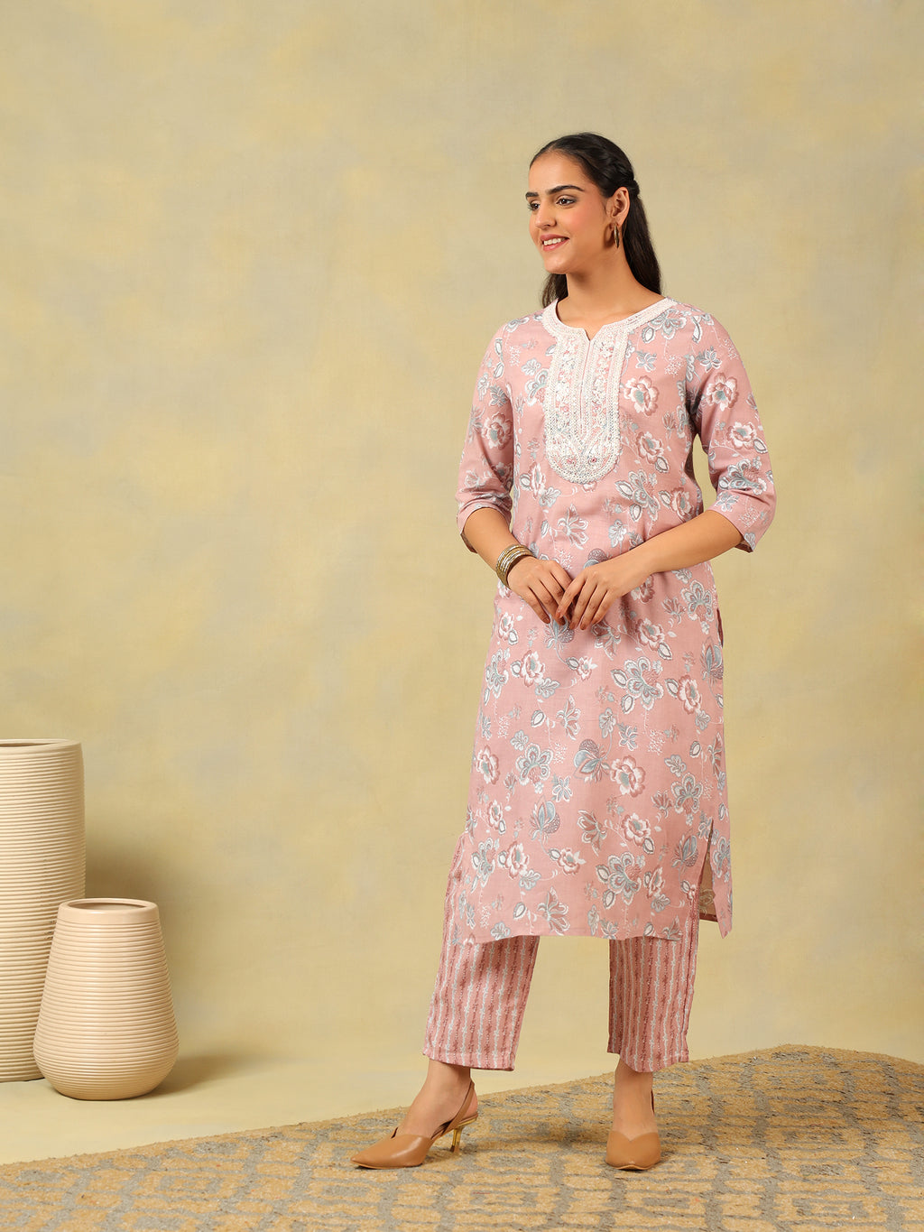 Sanaya Rose Floral Suit Set
