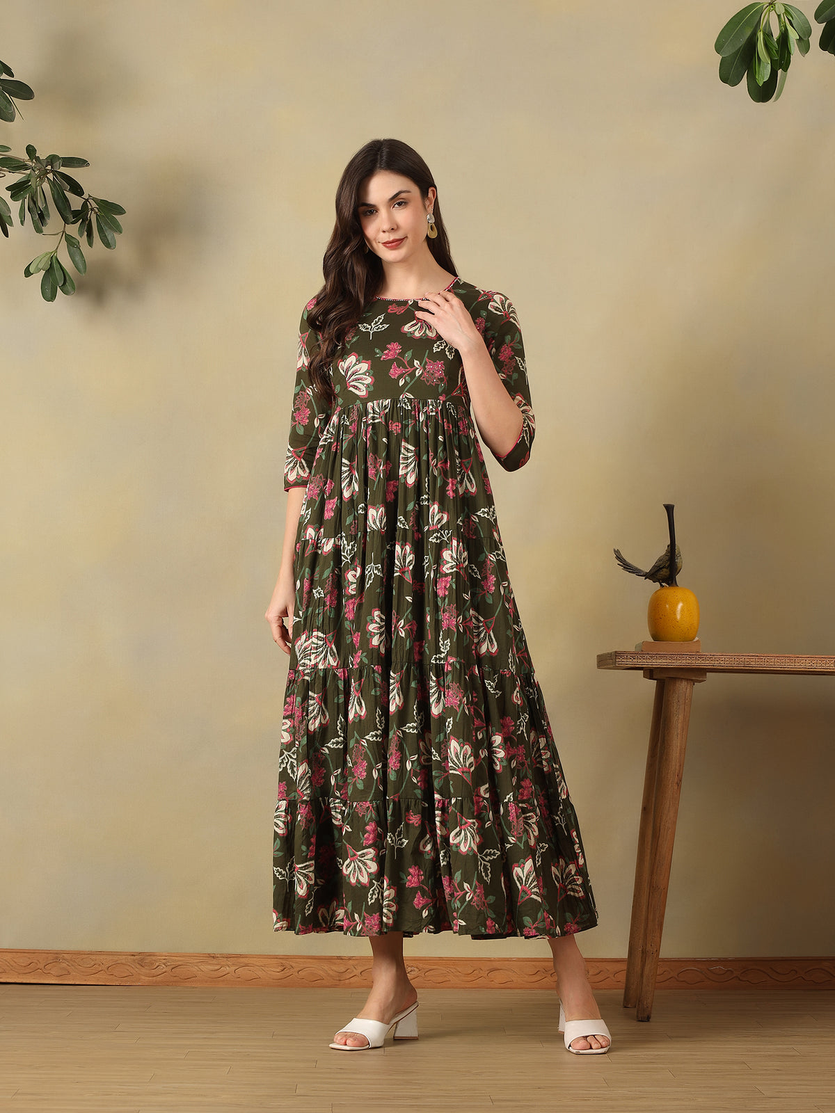 Mamicha Olive Gown
