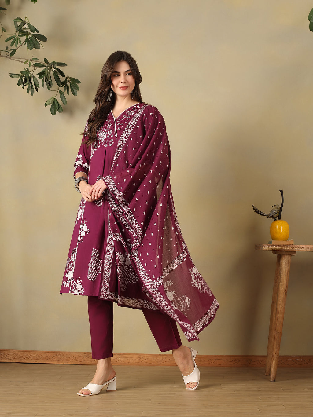Mamicha Lavender Ethnic Set