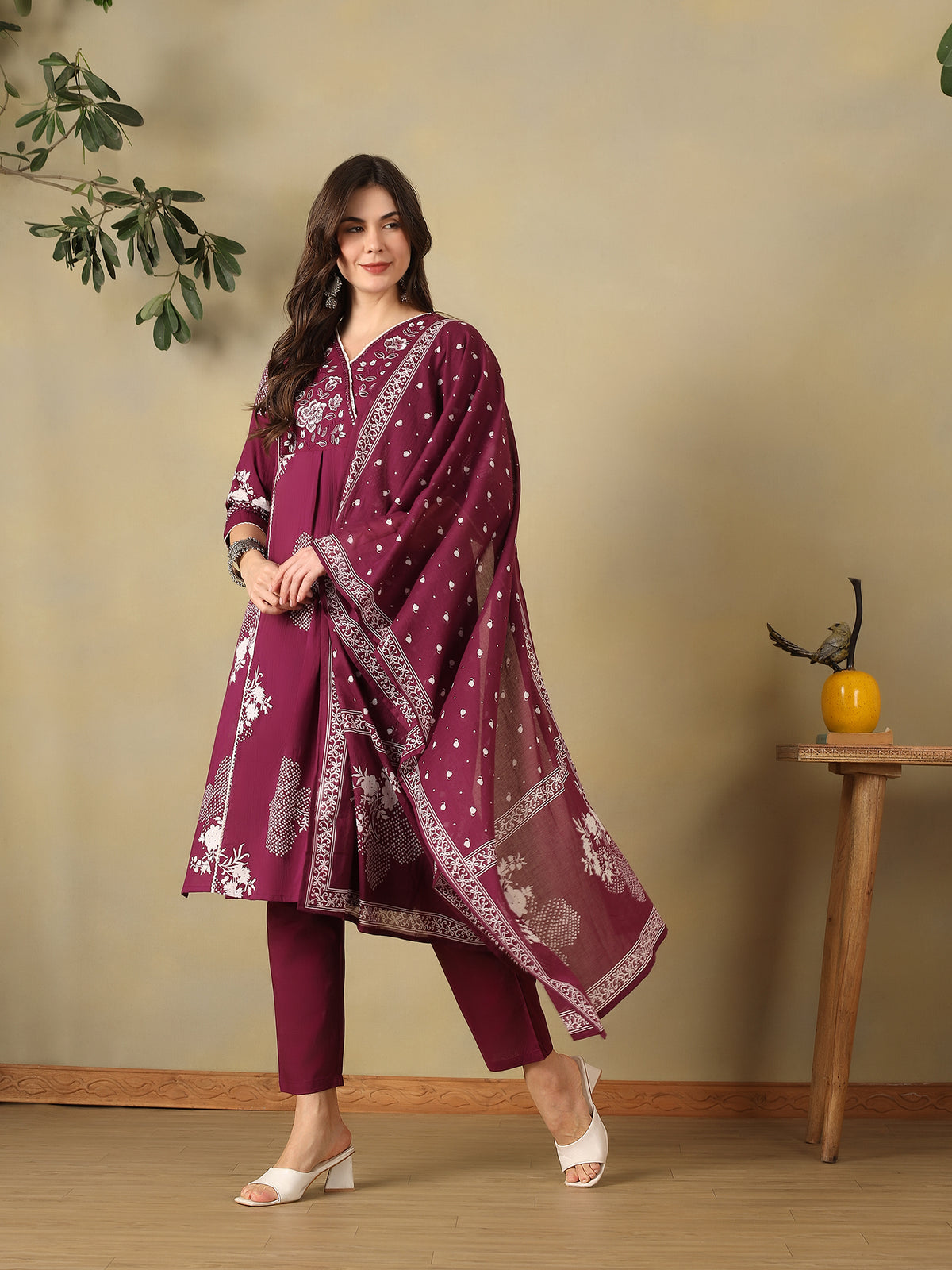 Mamicha Lavender Ethnic Set
