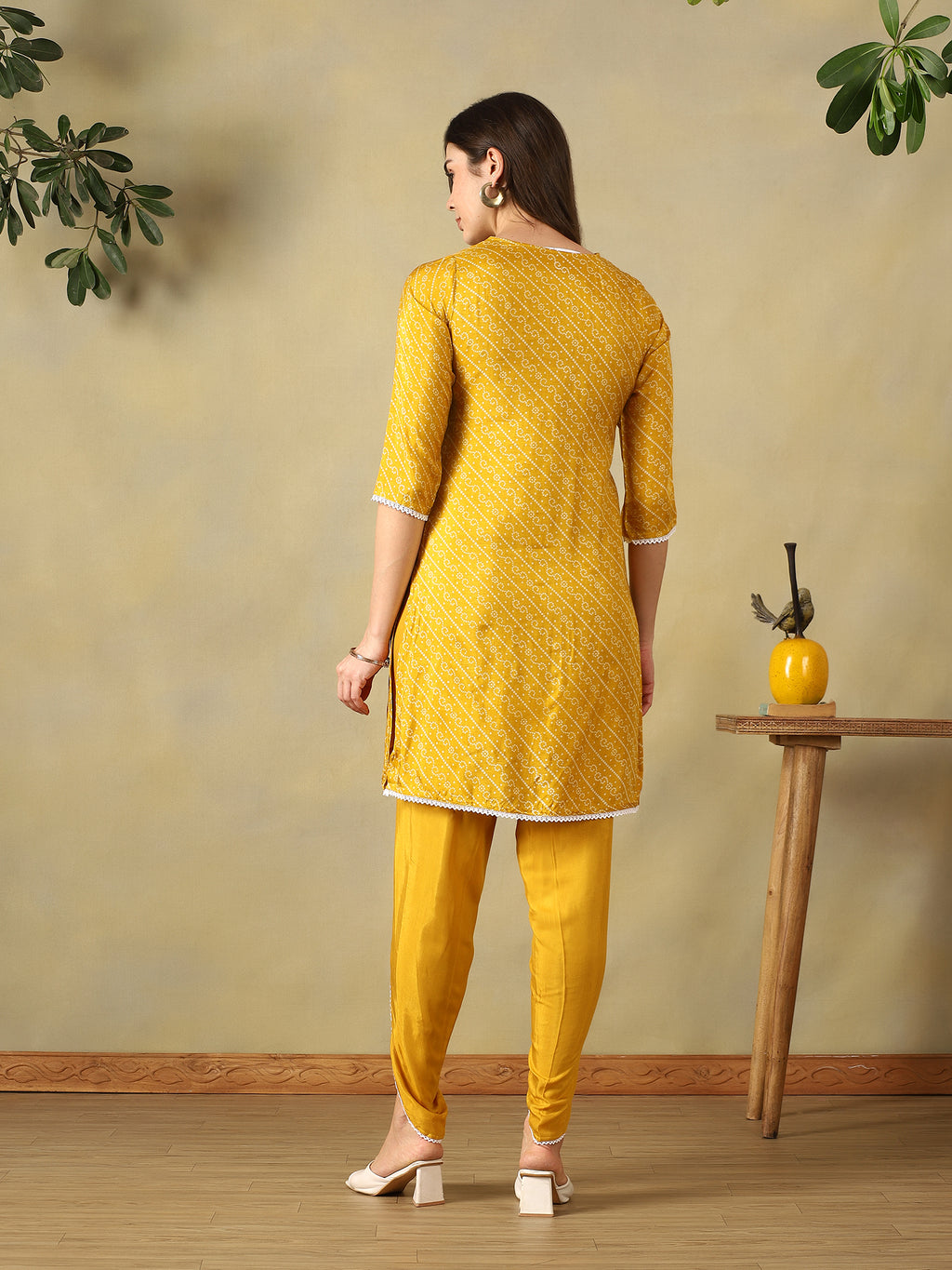 Mamicha Mustard Kurta Set